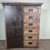 Kommode Beistellschrank Mangoholz 1,00 m – Bild 5