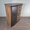 Kommode Beistellschrank Mangoholz 1,00 m – Bild 2