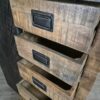 Kommode Beistellschrank Mangoholz 1,00 m – Bild 12