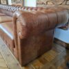 Chesterfield Sofa Couch Leder Antikbraun 4,00 m – Bild 6