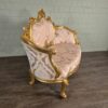 Bank Couch Sofa Barockstil Gold-Altrosa 1,45 m – Bild 8