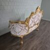 Bank Couch Sofa Barockstil Gold-Altrosa 1,45 m – Bild 11