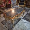 Couchtisch Neubarock Gold Marmor