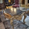 Couchtisch Neubarock Gold Marmor – Bild 8