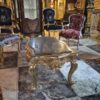 Couchtisch Neubarock Gold Marmor – Bild 3