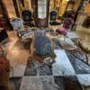 Couchtisch Neubarock Gold Marmor – Bild 2