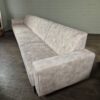 Sofa Couch 4-Sitzer Stoff Cremeweiß 4,00 m – Bild 2