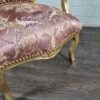 Barockstuhl Stuhl Barockstil Blumen Gold-Rosa Set – Bild 10