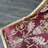 Chesterfield Chaiselongue Recamiere Dunkelrot 1,00 m – Bild 7