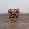 Chesterfield Chaiselongue Recamiere Dunkelrot 1,00 m – Bild 11