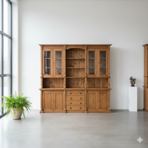 Vitrine Bücherschrank Kiefer 2,30 m