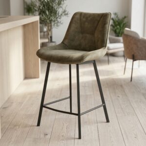 Bistrostuhl Bistrohocker Olive Velour