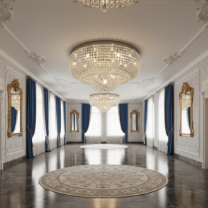 Kronleuchter Deckenlampe Bronze Ø 1,20 m