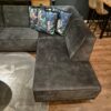 Sofa Couch Eckcouch Ecksofa Anthrazit Velours 2,52 m x 2,00 m – Bild 3