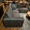 Sofa Couch Eckcouch Ecksofa Anthrazit Velours 2,52 m x 2,00 m – Bild 2