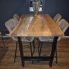 Bistrotisch Cafetisch Teakholz 1,30 m x 0,80 m – Bild 2