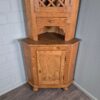 Eckschrank Eckbuffetschrank Schrank 0,90 m Kiefer – Bild 3