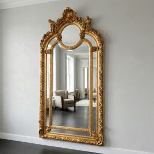 Spiegel Wandspiegel Gold Barockstil 1,08 m x 2,10 m