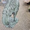 Skulptur Dekoration Afrikanischer Strauß Bronze 1,87 m – Bild 13