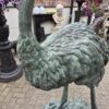 Skulptur Dekoration Afrikanischer Strauß Bronze 1,87 m – Bild 5