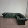 Chesterfield Sofa Eckcouch Ecksofa Dunkelgrün 2,90 m x 2,40 m – Bild 6