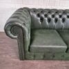 Chesterfield Sofa Eckcouch Ecksofa Dunkelgrün 2,90 m x 2,40 m – Bild 3