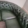 Chesterfield Sofa Eckcouch Ecksofa Dunkelgrün 2,90 m x 2,40 m – Bild 5