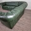 Chesterfield Sofa Eckcouch Ecksofa Dunkelgrün 2,90 m x 2,40 m – Bild 9
