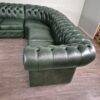 Chesterfield Sofa Eckcouch Ecksofa Dunkelgrün 2,90 m x 2,40 m – Bild 7
