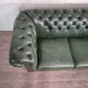 Chesterfield Sofa Eckcouch Ecksofa Dunkelgrün 2,90 m x 2,40 m – Bild 4