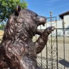 Skulptur Deko-Figur Bär Bronze 1,95 m – Bild 15