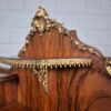 Dresdener Barock Damenschreibtisch Schreibtisch 1860 Nussbaum – Bild 5