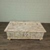 Couchtisch Wohnzimmertisch Truhe Teakholz 1,17 m x 0,60 m – Bild 2