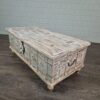 Couchtisch Wohnzimmertisch Truhe Teakholz 1,17 m x 0,60 m – Bild 7