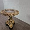 Tisch Beistelltisch Bronze Barockstil Ø 0,77 m – Bild 6