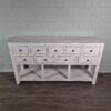 Wandtisch Sideboard Apothekerschrank Mangoholz 1,60 m – Bild 2