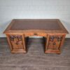 Schreibtisch Doppelschreibtisch Jugendstil 1920 Eiche – Bild 3