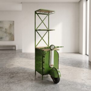 Scooter Minibar Weinregal Metall 0,90 m