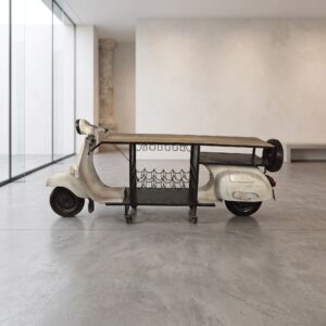 Scooter Minibar Weinregal Metall 2,45 m