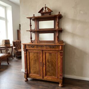 Buffetschrank Anrichte mit Aufsatz Gründerzeit 1880 Mahagoni