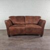 Couch Sofa Braun 2,5 - 2 Leder – Bild 4