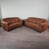 Couch Sofa Braun 2,5 - 2 Leder