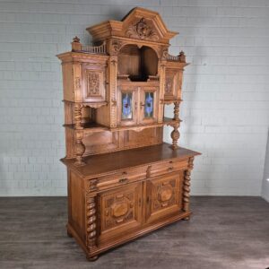 Buffetschrank Schrank Gründerzeit 1890 Eiche