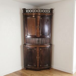 Eckschrank Biedermeier 1820 Mahagoni