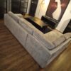 Eckcouch Ecksofa Sofa Couch Hellgrau 2,90 m x 1,90 m Velours – Bild 7