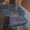 Eckcouch Ecksofa Sofa Couch Blau 2,90 m x 1,90 m Velours – Bild 3