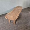 Couchtisch Wohnzimmertisch Teakholz 2,10 m x 0,76 m – Bild 2