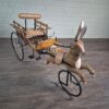 Hase mit Kutsche Kinderfahrzeug 1,75 m