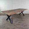 Esstisch Tisch Baumstamm Teakholz 2,60 m x 1,00 m