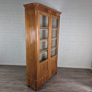 Vitrine Bücherschrank Biedermeier 1830 Kirschbaum